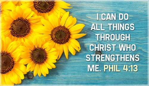 What Can We Do Through Christ? Philippians 4:13